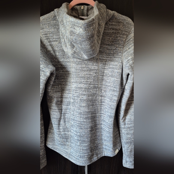 Bench Women's Heather Gray Zip-Up Hoodie - Picture 3 of 4